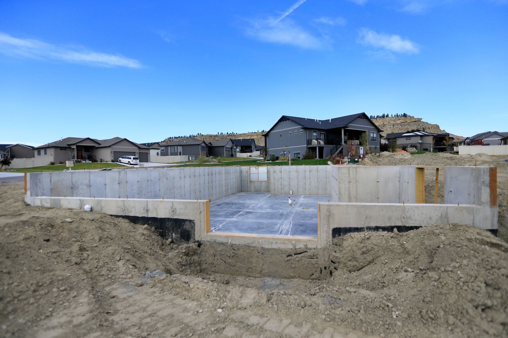 Concrete foundation